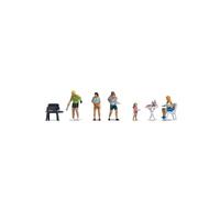 Noch® Kit de Figurines H0 en Plastique pour Le modélisme et Les dioramas pour Le Bricolage ou Le Bricolage