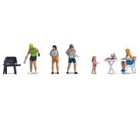 Noch® Kit de Figurines H0 en Plastique pour Le modélisme et Les dioramas pour Le Bricolage ou Le Bricolage