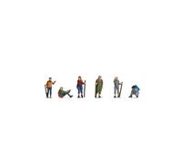 Noch Figurine H0 Pilger 15868 – Peinte, debout et assise
