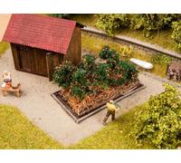 Noch Lot de 6 Mini Plants de tomates décoratifs avec Plantes, 3 x 6 cm, pour H0, adaptés pour la modélisation réaliste