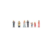 NOCH Lot de Figurines « Mariage » - Figurines Debout, modélisme 1:160 en Plastique pour Voie N - Parfait pour Les dioramas