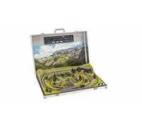 NOCH® Mallette Miniature « Merano » avec Rails Märklin® Mini-Club pour la Voie Z, idéal pour Les Voyages et Les Amateurs de modélisme