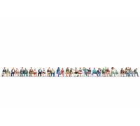 NOCH Mega-Ensemble „ Assis “, 30 Couleur Figures non Peint Du Modèle,