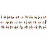 NOCH Mega-Ensemble „ Assis “, Modellbahn Figures 60 Pièce ,sans Bancs