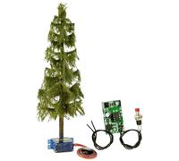 Noch® Micro-Motion Arbre Tombant, modèle réaliste avec électronique, 17 cm de Hauteur pour H0 et TT Parfait pour Les installations Miniatures