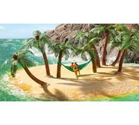 NOCH Micro Motion Palmiers avec hamac, modèle romantique avec hamac mobile, 8 x 8 x 8,5 cm pour voie H0