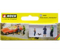 NOCH Mini scène "stationnement illégal" - HO 1/87 - NOCH 16600