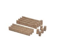 Noch Mur de Jardin en Plastique, modélisme détaillé, 12 pièces pour Voie H0