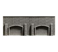 NOCH Mur De Jonction Arcardade Super Long Pour Décor Rail H0