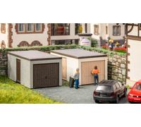 Noch N 14677 - L-C Découpé au Laser Fertig-Garagen Produit Neuf