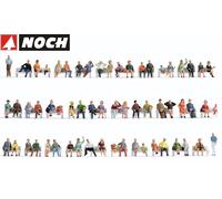Noch Set N 38402 – Méga-set économique personnes assises peintes et colorées