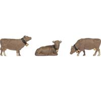 NOCH N « Cloches de vache » peint à la main, modèle en plastique, allongé, debout