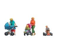 Noch N Figurines Mamans avec Enfants, avec des Figurines 3D Master conçues avec Soin, pour la Piste N, détails grâce à l'impression 3D