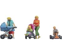 NOCH N Mères avec enfants peint, assis, debout