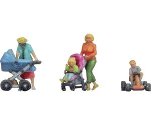 NOCH N Mères avec enfants peint, assis, debout