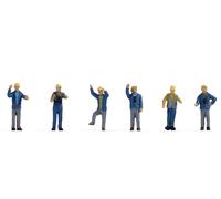 NOCH Noch Rangier Männer Epoche III & IV, Figurines TT, Peintes à la main