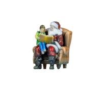 NOCH H0 Père Noël et garçon peint, assis