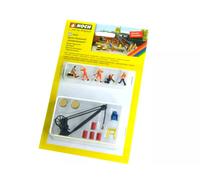 NOCH Personnages et accessoires thème gare marchandises - HO 1/87 - NOCH 16270