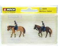 Noch® Lot de 2 Figurines de Police montées, en Plastique, pour Le modélisme ferroviaire, Largeur de Voie H0, également pour Le Bricolage et Le Bricolage