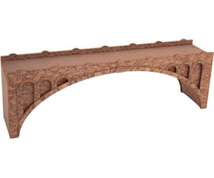 NOCH® Pont d'arche en Pierre, découpe au Laser, pour modélisme, 18,5 x 4 cm pour l'écartement de Voie N, Parfait pour l'aménagement paysager et Le Diorama, Gris