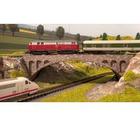 Noch Pont d'arche en Pierre, Pont de modélisme Compact, 13,5 x 3,2 cm pour l'écartement de Voie Z, en Carton de qualité supérieure, idéal pour Vos dioramas