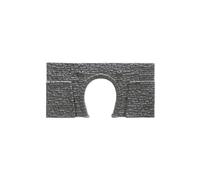 Noch Portail de tunnel 58247 – Modélisme ferroviaire 1 voie 23,5 x 13 cm Gris