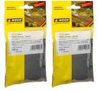 NOCH Profi Ballast Basalte, Gris foncé, Coloré (Lot de 2)
