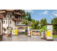 NOCH Route que Neuve & & Werbewände, pour Modélisme Scènes, H0, Ideal pour