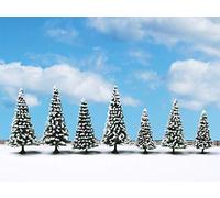 Noch Sapins enneigés, 7 pièces de Haut