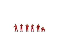 Noch® Set de Figurines « Seenotrettung », Figurines avec Jumelles et Radio en Plastique pour l'écartement H0, coloré à la Main