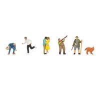 NOCH Set De Personnages « Im Wald » Figurines Modèle Réalistes TT, Échelle 1:120