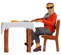 Noch Scène Tiny Scenes 16513 Déjeuner H0 plastique réaliste pour modélisme