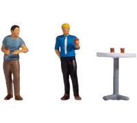 NOCH Tiny-Scenes Ensemble de Figurines de Pause-café H0 colorées à la Main pour Les Amoureux des détails
