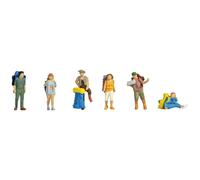 NOCH TT Backpacker et tramp peint, debout, assis