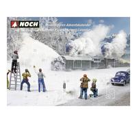 NOCH TT Calendrier de l'Avent peint