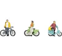 NOCH TT Cycliste modèle fini, modèle en plastique, peint à la main, debout