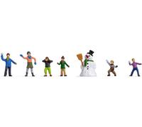 NOCH TT Enfants dans la neige peint, debout