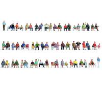NOCH Tt Mega-Ensemble „ Assis “, Figure Figurines, 60 Pièce pour