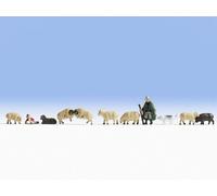 NOCH Shepherd and Sheep pièce pour modèle à l'échelle et accessoires Figurines