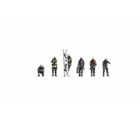 Noch Z Figurines de pompiers 3D avec impression 3D colorée Z pour les amis des pompiers, parfait pour le modélisme