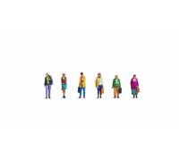 NOCH Z Figurines Voyageurs 3D Gedruckte Figures non Peint Du Modèle,Couleur