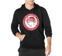 noche Mens Lightweight Hoodie Olympiakos Piraeus Personalized Cool Hoodies Long Sleeve Pullover Loose Hoody Sweatershirt with Cotton Hoodies XL