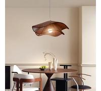 NOCHX Lampe Suspendue De Style Vintage E27 Corde De Chanvre Tissée À La Main Restaurant Lustre Hauteur Réglable Salle À Manger Salon Chambre À Coucher Suspendue Lumière D'éclairage(marron,60cm)