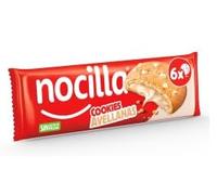 Nocilla Cookie Fourrée au Chocolat Blanc, Biscuit Moelleux avec Garniture Crémeuse, Pack de 3 Paquets de 120g