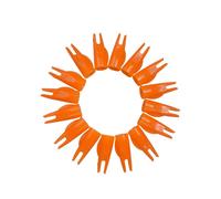 Nock de flèche N5/16 pour O.D.,50/100 pièces Flèches en bois de 7mm,tir à l'arc,accessoires de chasse,Sports de plein air - Type Orange 100pcs