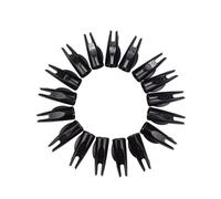 Nock de flèche N5/16 pour O.D.,50/100 pièces Flèches en bois de 7mm,tir à l'arc,accessoires de chasse,Sports de plein air - Type Black 100pcs