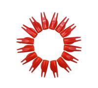 Nock de flèche N5/16 pour O.D.,50/100 pièces Flèches en bois de 7mm,tir à l'arc,accessoires de chasse,Sports de plein air - Type Red 100pcs