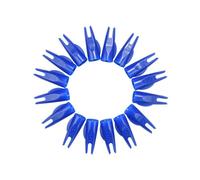 Nock de flèche N5/16 pour O.D.,50/100 pièces Flèches en bois de 7mm,tir à l'arc,accessoires de chasse,Sports de plein air - Type 50pcs blue