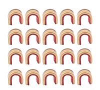 Nocking Point Innovation Lot de 20 clips robustes spécialement conçus pour arcs d'archer Rouge