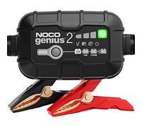 NOCO Genius2, Chargeur Intelligent entièrement Automatique de 2 A, Chargeur 6 V et 12 V, Entretien et désulfateur de Batterie avec Compensation de température, Multicolore, Taille Unique
